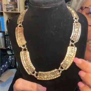 Park Lane Gold Tone Decorative Link Necklace